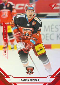 Patrik Miskar Hradec Kralove Tipsport ELH 2021/22 SportZoo 2. serie Red /49 #307